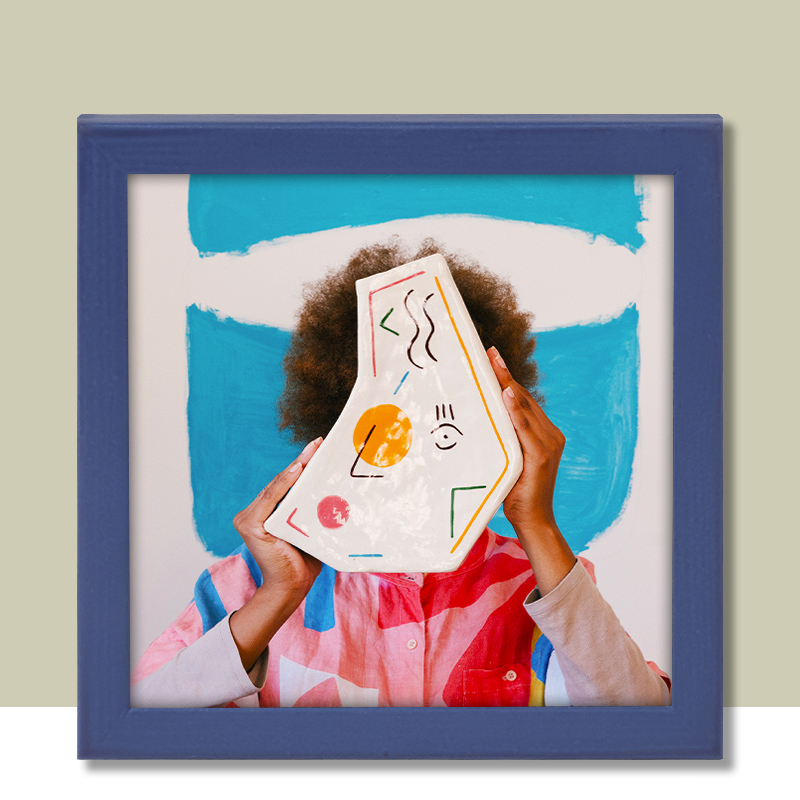 Amity Blue Picture Frame Print and Frame Photos Online Frameology